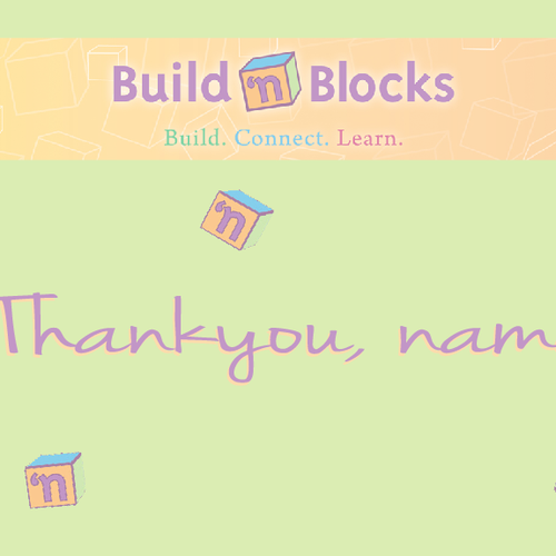 Build n' Blocks needs a new stationery Diseño de dee92