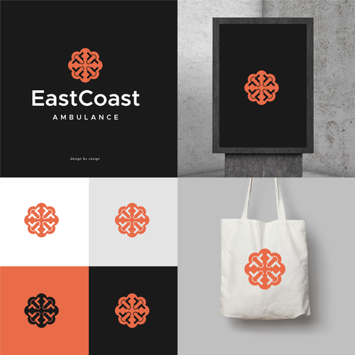 East Coast Ambulance Logo Design by casign