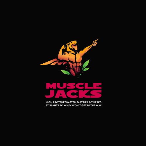 Design a eye catching logo for High protein toaster pastry for muscle bound vegans Design by Peaches0108
