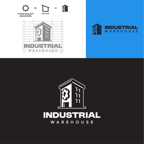 E-commerce Industrial Supply Company logo (Industrial Warehouse) Design by BahongGas™