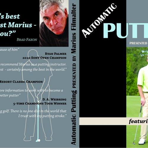 design for dvd front and back cover, dvd and logo Design by Liza G