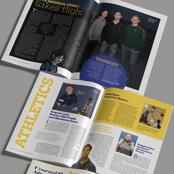 Design by Olivier Darbonville titled "Magazine layout"