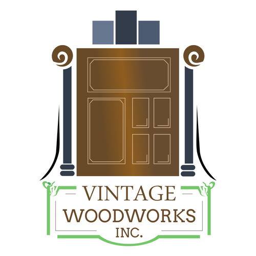 Create a new logo for our heritage millwork restoration company. Logo