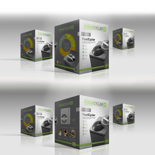 Food Cycler Indoor Composter Package Design Design by Catus