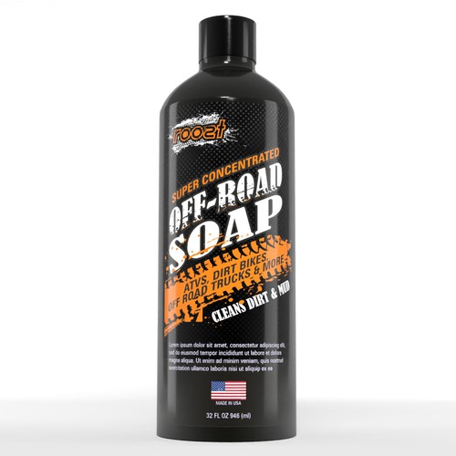 Off-Road Vehicle cleaning products label Design by Aalamvision