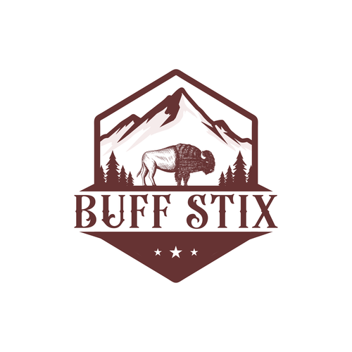 Buff Stix...Lean, Delicious, Buffalo Strong. Design by samsoel