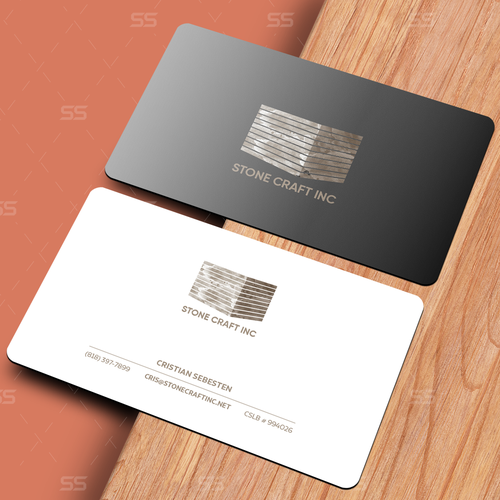 Business Card - Stone Craft-ontwerp door SahaSrabon