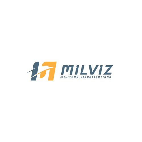 MILVIZ Logo - Producer of Military Flight Simulation Design by D E S P O T I C