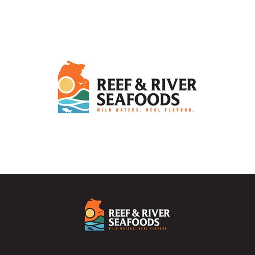 "Commercial fishing business promoting wild caught premium seafood." winning Logo design