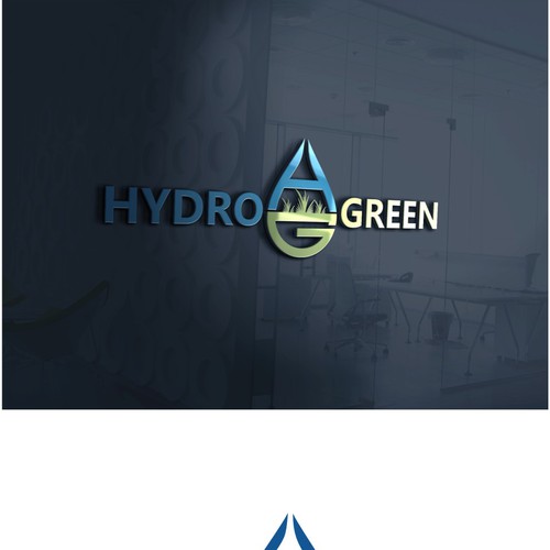 Diseño de Sleek bold logo for hydroseeding company water droplet/grass de Sanchitaluck7