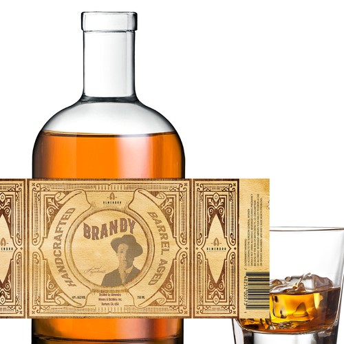 Design Vintage Retro Brandy Label for Up-and-Coming Distillery ...