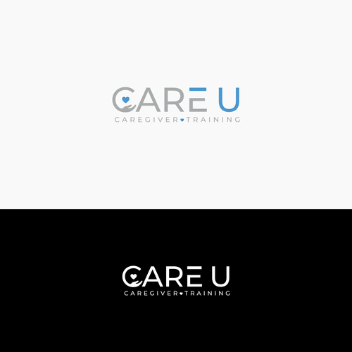 Fun yet sophisticated logo for our new training program, Care U. Design by Rectovers