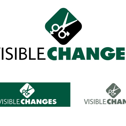 Design di Create a new logo for Visible Changes Hair Salons di mikosh