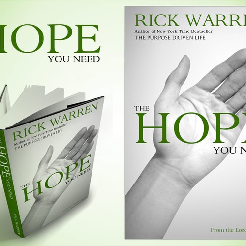 Design Rick Warren's New Book Cover Diseño de daunsemanggi