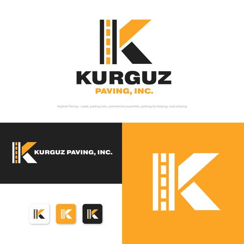 Logo Design for Commercial Paving Company Design by Danielle Curtis