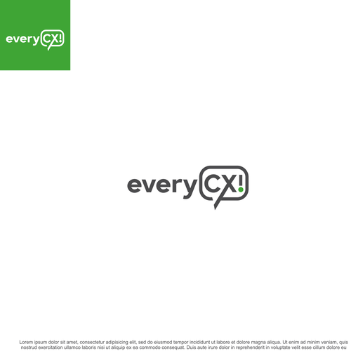 EVERY CX (Customer experience) logo for international SaaS product. Design réalisé par Adiwinata