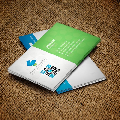 Business Card to represent THREE Service Divisions Design by Twin Ashek Masum