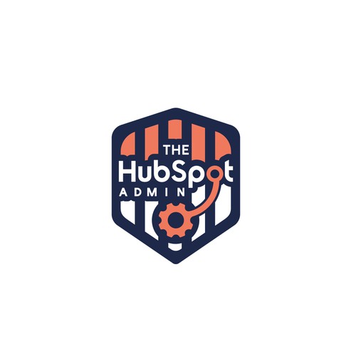 Bold logo that unites and champions the HubSpot Admin Design by QuickCrea™