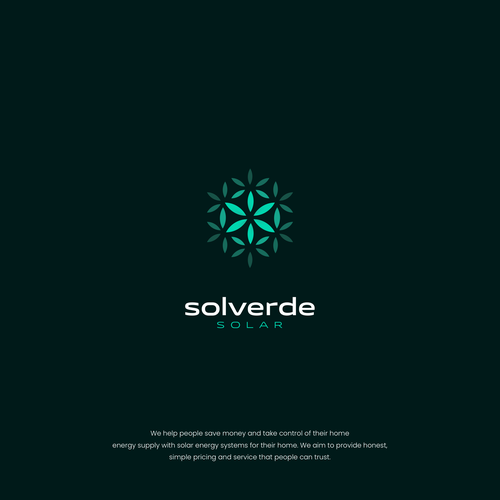 Clean logo for solar company Design by Bayudaswara