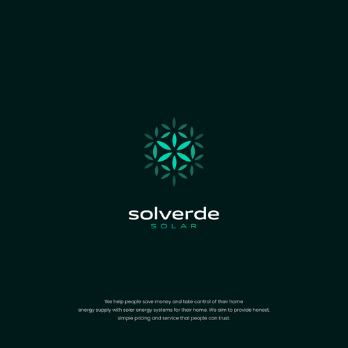 Clean logo for solar company Design by bayudaswara