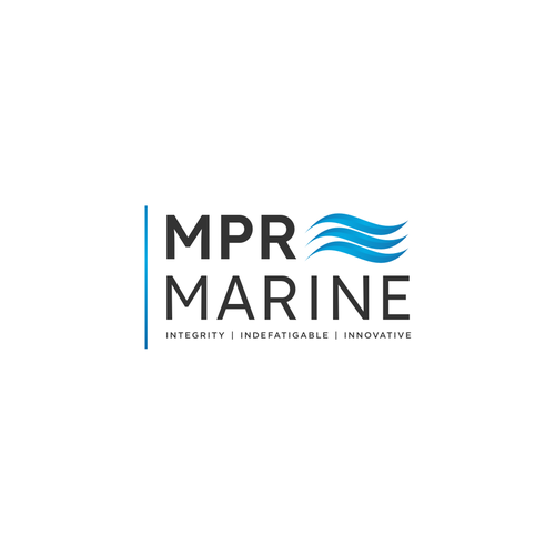 A Logo for a young, fresh, but with a nod to tradition, Maritime Consulting and Support Company. Design by pecas