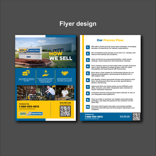 Design a brochure on our product processing journey Design by Dedek Wahyu