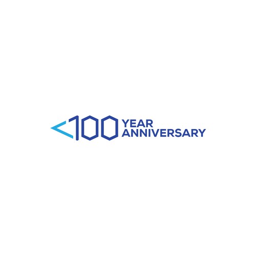 Design Centennial Anniversary Logo di Shkava