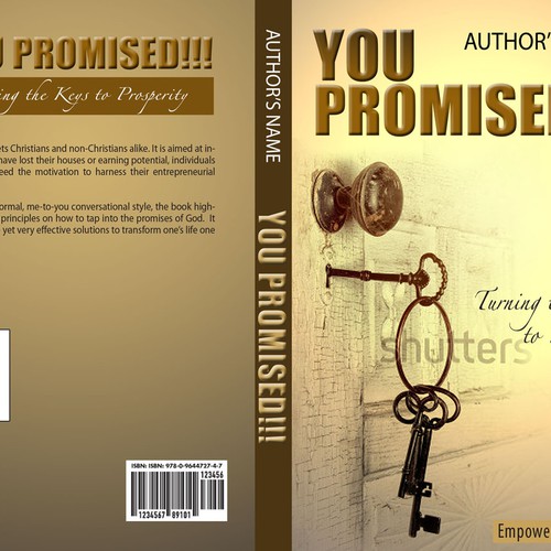 Book Cover - You Promised !!! Design by dalim