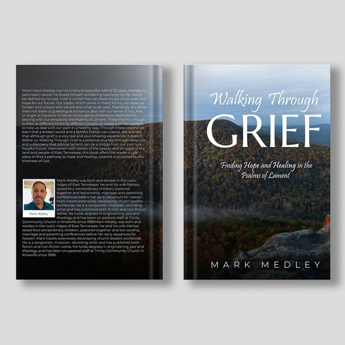 Book Cover: "Walking Through Grief" Guaranteed Winner! Design by H.Khush