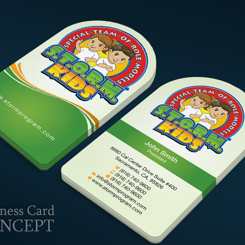 S.T.O.R.M. Program Business Card Design by FishingArtz