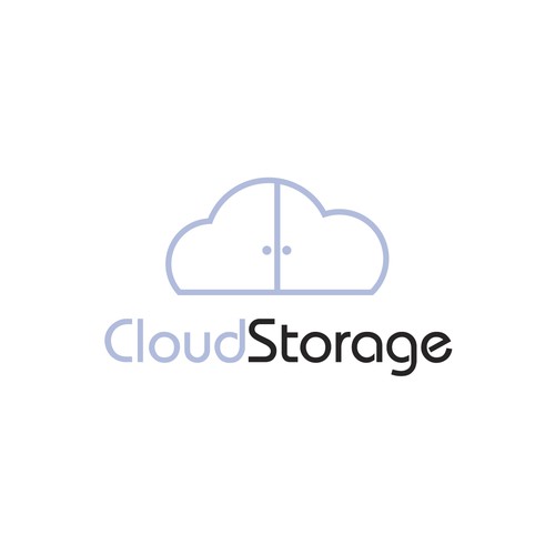 Cloud Storage Logo Design by li'