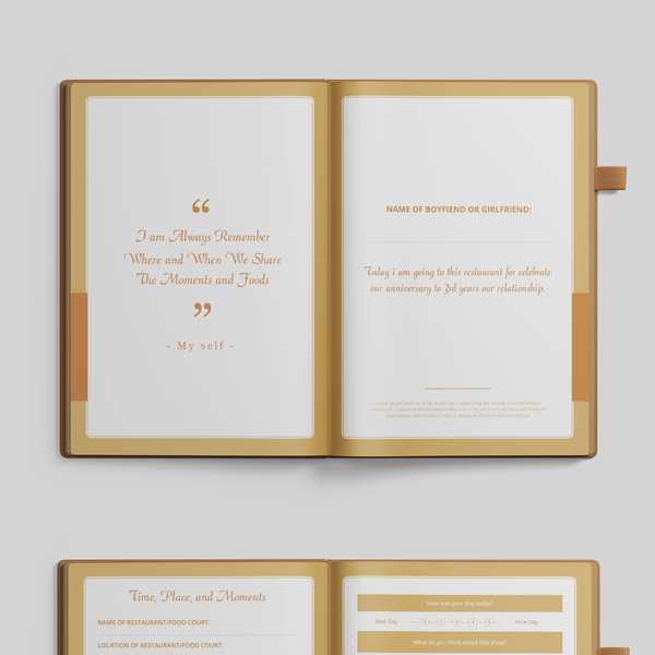 Design by Mulyana D-Zign titled "Journal Book Design"