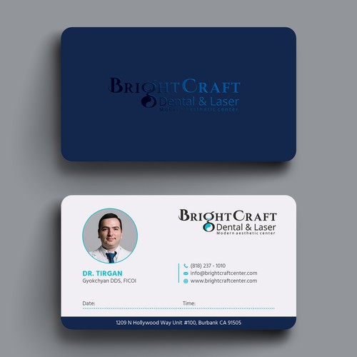 コンペ「Modern Dental and Medical SPA business card」のデザイン by Hasanssinさん 