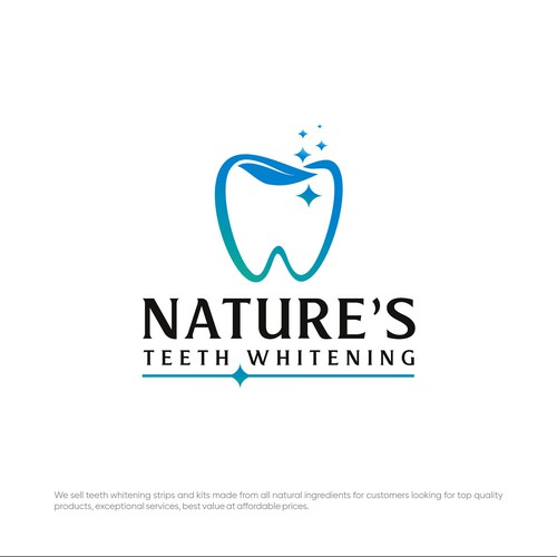 Nature's Teeth Whitening - Needs a Natural Company Logo Design by AGNDesign