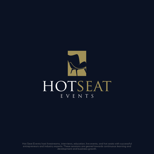 Impactful Logo For 'Hot Seat Events' – Learn from Industry Experts Through Livestreams & Events.-ontwerp door BrandGrowerッ