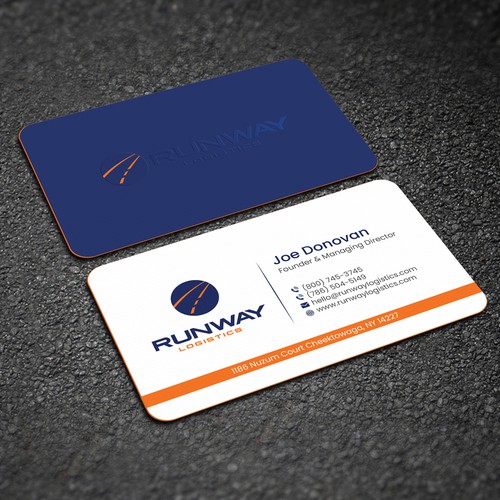 Design di Runway Logistics Business Card di Ellestudio™