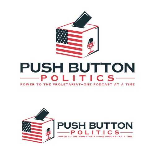 Push Button Politics Logo Design Design by GivenChy