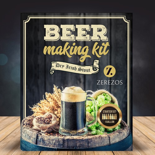 beer making kit packaging design Design by Air_designs