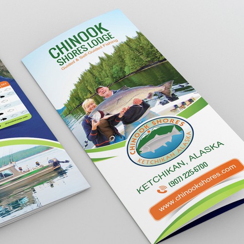 Alaska fishing lodge brochure, Postcard, flyer or print contest