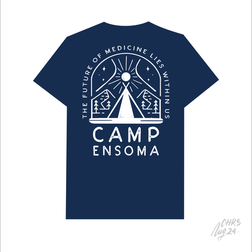 Summer Camp themed logo for  biotech summer outing swag Design by chrisnug