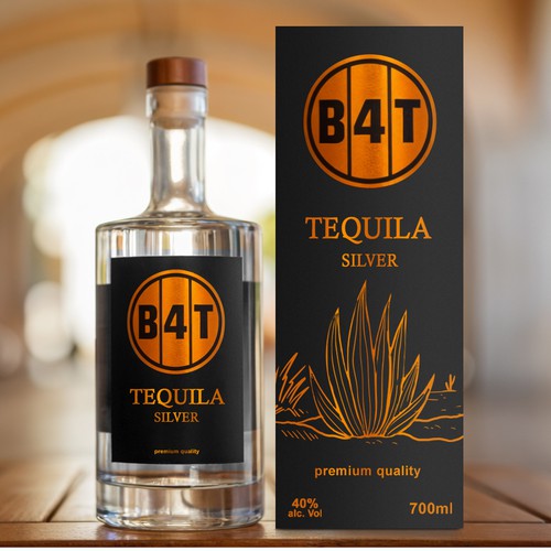 Premium Spirits Brand - Bottle Packaging Design Design by Melissa Solano