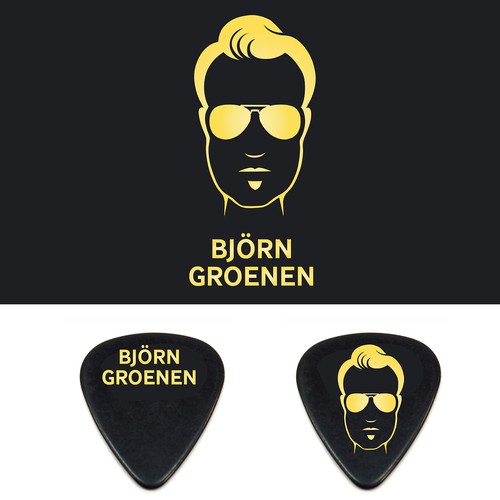 GUITAR PICK DESIGN PROFESSIONAL ARTIST Design by kkatty