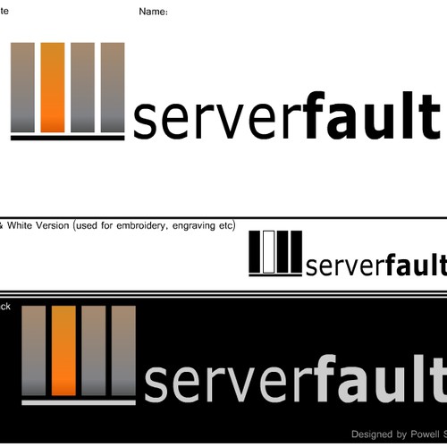 logo for serverfault.com Diseño de Powell Studios