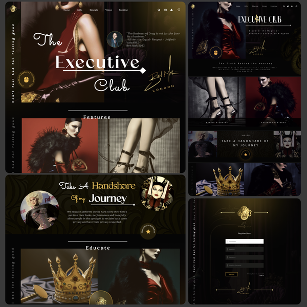 Executive Club - Ben Mak London - Fashion Club Website