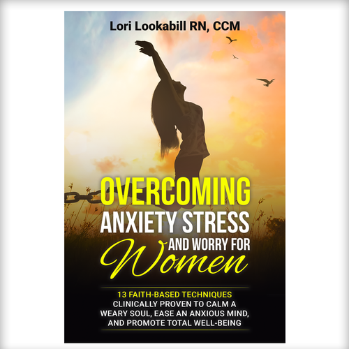 Creative book cover that incites feeling of peace, health and strength appealing to women Design by N&N Designs