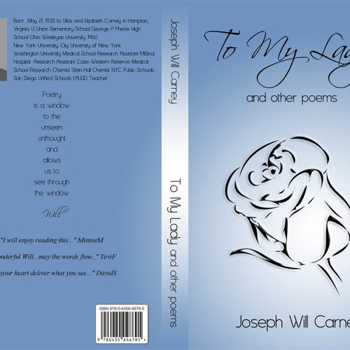 josephwillcarney-poet needs a new print or packaging design Design by Xul