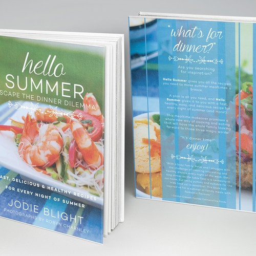 hello summer - design a revolutionary cookbook cover and see your design in every book shop Design by jeffreybalch