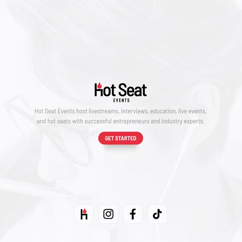 Impactful Logo For 'Hot Seat Events' – Learn from Industry Experts Through Livestreams & Events. Design réalisé par Cimpri