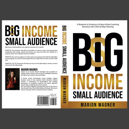 Book cover design to appeal to online entrepreneurs Design by Mina's Design