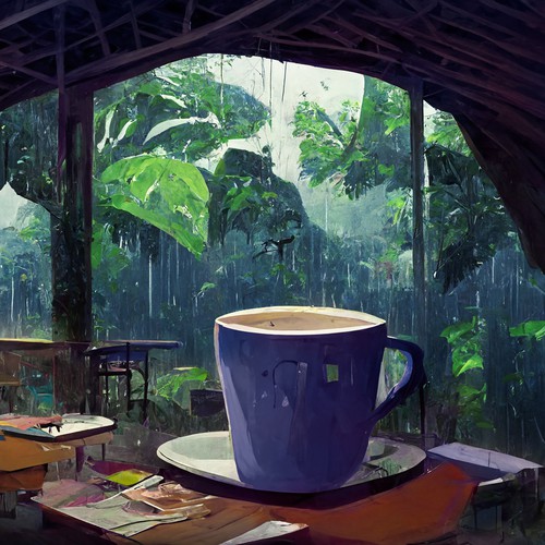 Tropical coffee shop with tin roof Design by Isaac Hawking